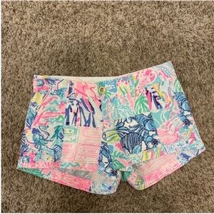 Lilly Pulitzer shorts size 00